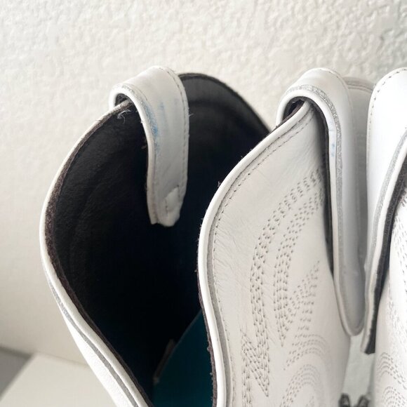 Lane MEGAN MORONEY Cowboy Boots Smokeshow Womens 10 White Western Cowgirl Tall - Picture 7 of 15